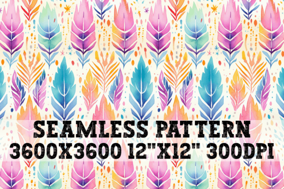 Download Boho Floral Watercolor Seamless Pattern - Floral watercolor Collection