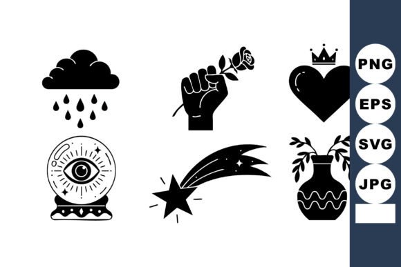 Download Collection of Symbolic Black Vector Icon - Vector Collection