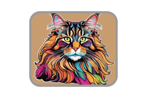 Download Maine Coon Cat AI Generated Vector - Vector Collection